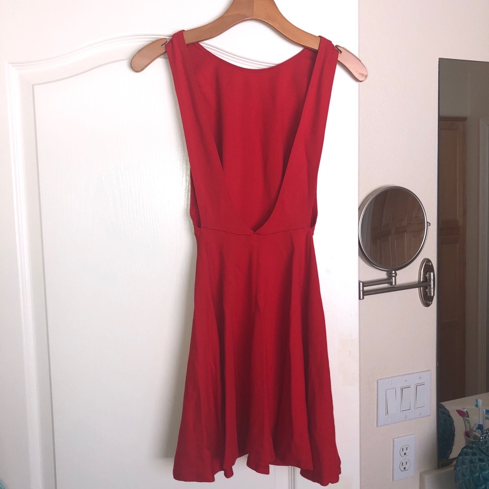 Red American Apparel Dress